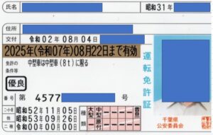 運転免許証